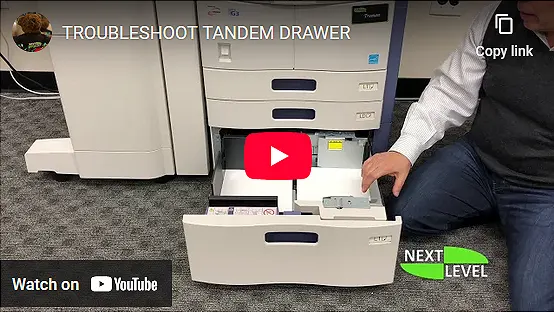 Video to Troubleshoot Tandem Drawer/Tray